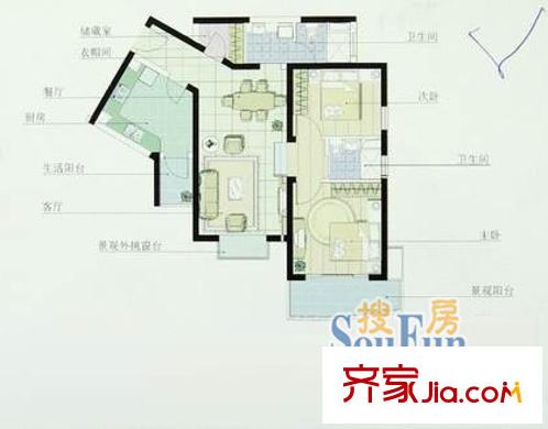 上海 日月星辰 户型图