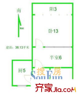上海 汪家井小区 户型图