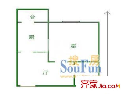 紫翠新行苑戶型圖上海 紫翠苑1室 戶型圖 1室1廳1衛(wèi)1廚