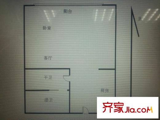 紫鑫國際城戶型圖戶型圖 1室 1室1廳1衛(wèi)1廚