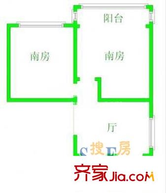 上海 建德花园海棠苑 户型图