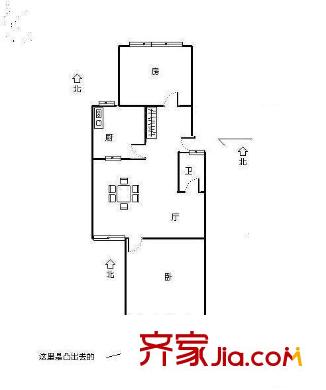 建德花园海棠苑 0室 户型图