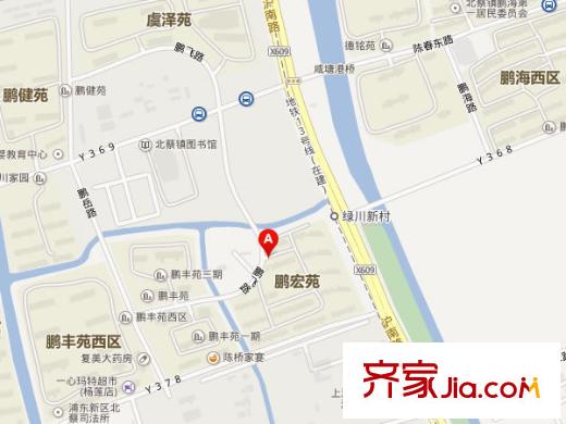 鵬宏苑交通圖上海  