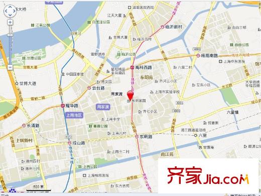 東明家園交通圖