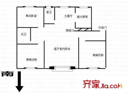 月桂苑 2室 戶型圖