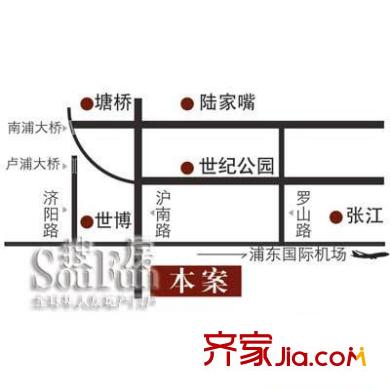 康橋名郡交通圖