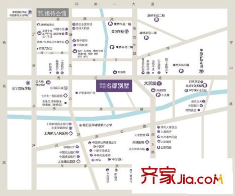 康橋名郡交通圖
