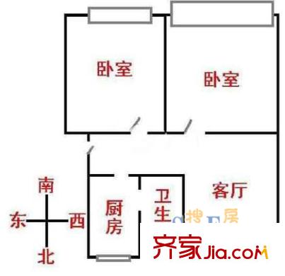 上海 梅福花苑 户型图