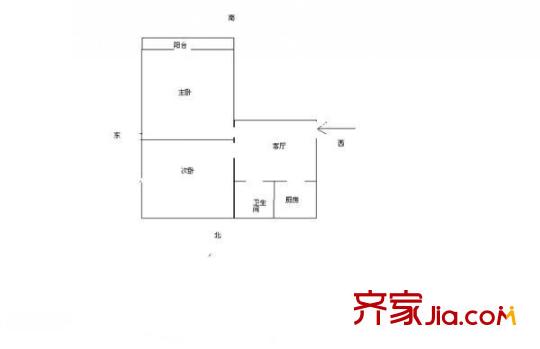 地緯家苑 3室 戶型圖