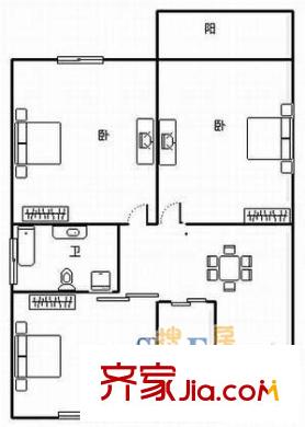 上海 云舫小区 户型图