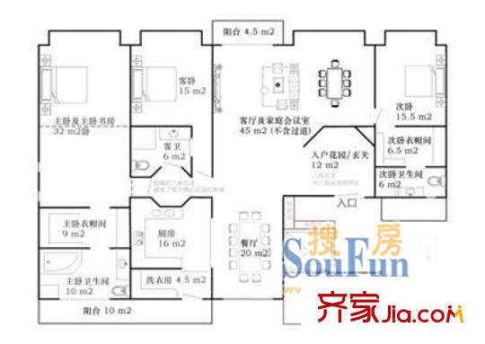 上海 惠明苑 户型图