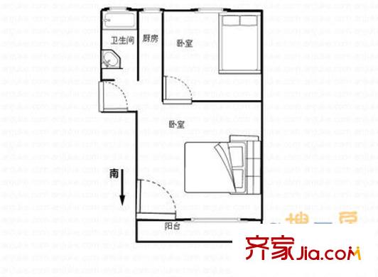 上海 华能时代花园 户型图