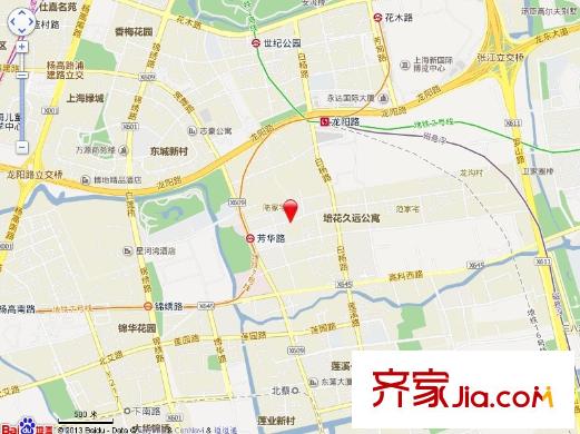 芳華路253弄小區(qū)交通圖