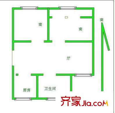 芳華路253弄小區(qū)戶型圖上海 芳華路253弄 戶型圖 2室1廳