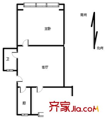 芳華路253弄小區(qū)戶型圖上海 芳華路253弄 戶型圖 2室1廳