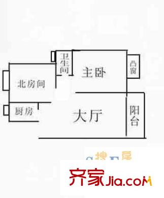 上海 同景苑 戶型圖