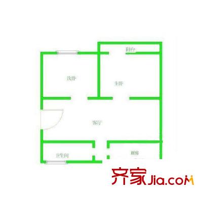 文靖新村戶型圖戶型圖 2室 2室2廳1衛(wèi)1廚