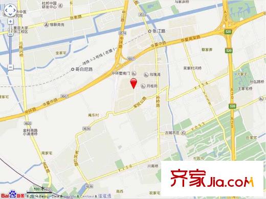 東郊紫園交通圖