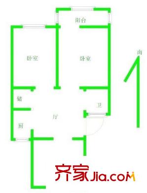 宇業(yè)東方紅郡戶型圖戶型圖 3室 3室1廳1衛(wèi)1廚