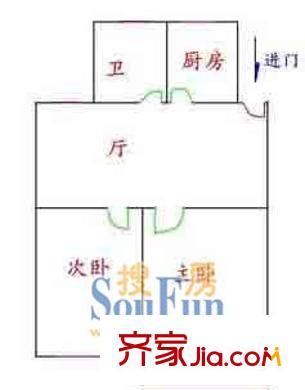 上海 巨鹿路洋房 户型图
