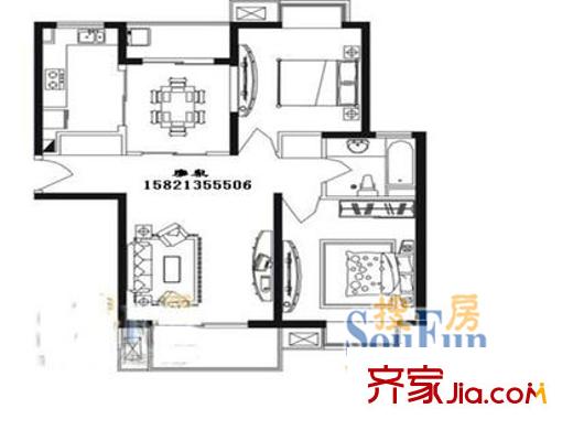 上海 天成小区 户型图