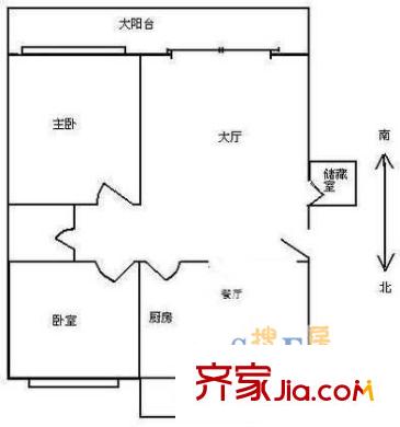 上海 蕩灣新村 戶型圖
