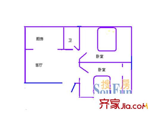 上海 蕩灣新村 戶型圖