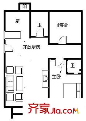 上海 城宁花苑 户型图
