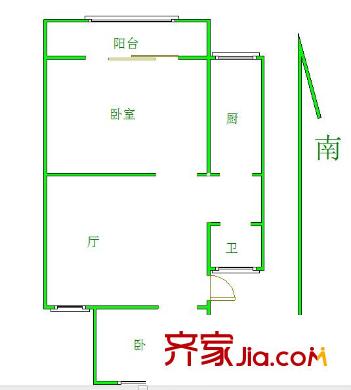 南苑真園戶型圖戶型圖2室 2室1廳1衛(wèi)
