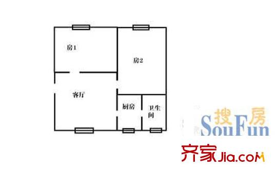 上海 學(xué)前二村 戶型圖