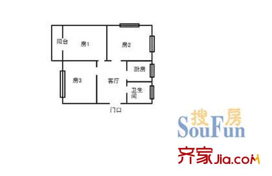 上海 學(xué)前二村 戶型圖
