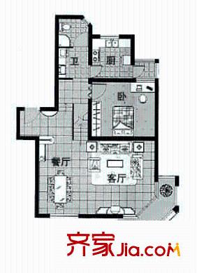 今達(dá)花園戶型圖戶型圖 4室2廳2衛(wèi)1廚