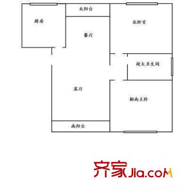 金芙苑 2室 戶型圖