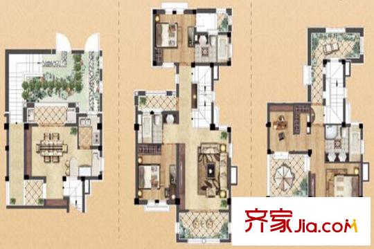 同潤藍(lán)美俊庭別墅149上疊 4室2廳3衛(wèi)1廚