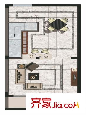 上海檀香灣聯(lián)排別墅B1F 4室2廳3衛(wèi)1廚