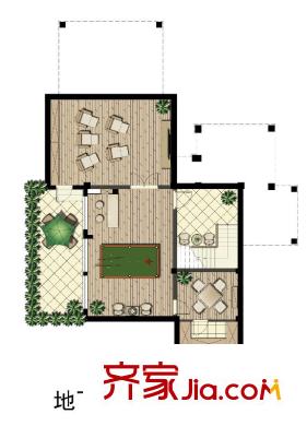 天和湖濱藝墅KL戶型地下室 4室2廳3衛(wèi)1廚