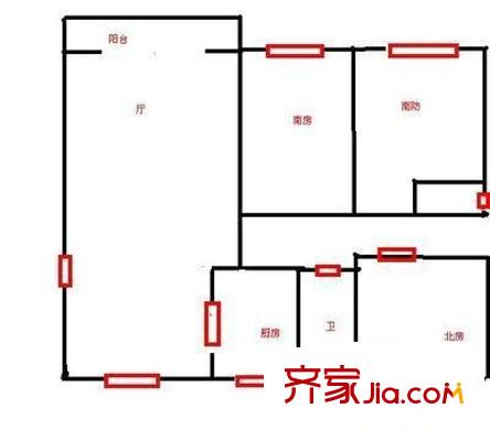 曲阳名邸 户型图