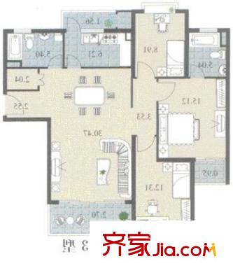 中远两湾城二期 户型图