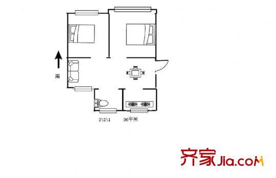 桃林二小區(qū) 0室 戶型圖