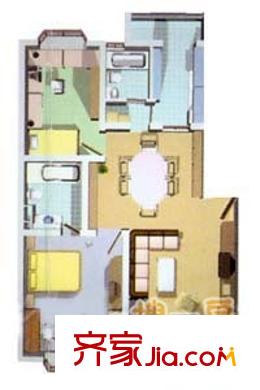 上海 万景园 户型图