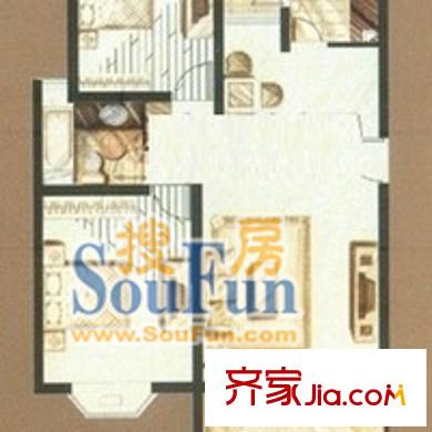 中大苑2室2廳1衛(wèi)1廚