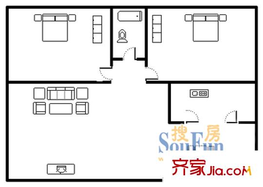 昕泰苑 戶型圖