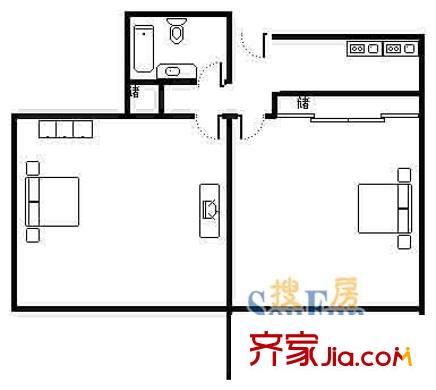 上海 上煉三村 戶型圖