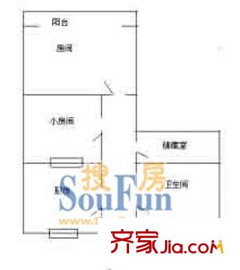 上海 上煉三村 戶型圖