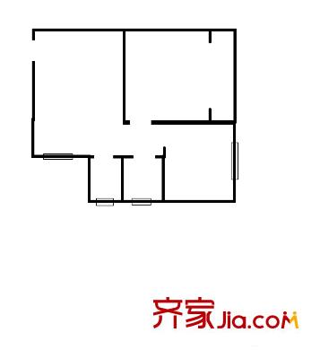 金藤苑 2室 戶型圖