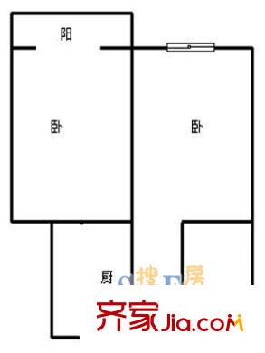金藤苑戶型圖上海 金鵬公寓 戶型圖 2室1衛(wèi)1廚