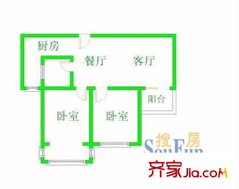 上海 白玉大楼 户型图