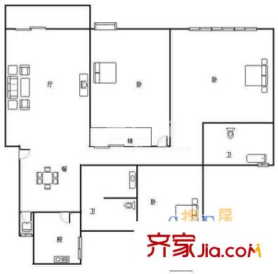 上海 東溝四村 戶型圖