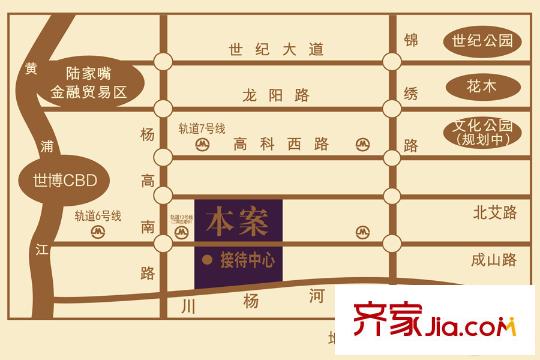 大華伊斐墅區(qū)位圖