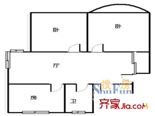 上海 杏花新苑 戶型圖